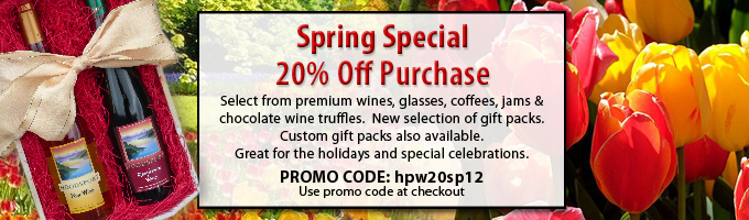 Hoodsport Winery 20% off Specials